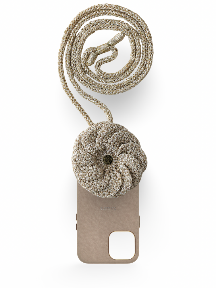 "DAISY GOLD" ADJUSTABLE SASH | OATMEAL CASE